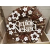 Kép 2/2 - Natúr fa - "Örülök Neked" felirat koszorúra 7x14cm