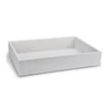 Kép 1/3 - Dekotál fehér 30x20cm, mag:5cm Kép 1/3 - Dekotál fehér 30x20cm, mag:5cm