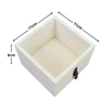 Kép 3/5 - Dekoláda fehér kocka fogantyúval 11*11*8cm
