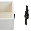 Kép 4/5 - Dekoláda fehér kocka fogantyúval 11*11*8cm