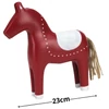 Kép 2/3 - Piros-fehér fa ló 23cm 24/#
