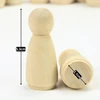 Kép 4/4 - Natúr fabábu lány 2,1x5,3cm 10db/csomag