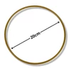 Kép 1/13 - Fém karika arany 20cm