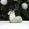 Kép 2/2 - Fekvő szarvas szürke prémium 10,5cm 24/#