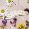 Kép 3/4 -  Nyomtatott fa tábla - Nőnapra - virágos 4cm 5db