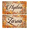 Kép 1/3 - Nyomtatott fa tábla - Zárva-Nyitva Őszi 24,3x13cm