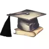 Kép 1/3 - Diplomaosztó kalap fekete bojttal 11,8cm