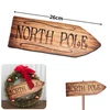 Kép 1/3 - Nyomtatott dekorkarton - North Pole útjelző 26cm