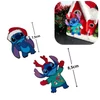 Kép 2/2 - Nyomtatott dekorkarton - Stitch karácsonyi figura 2db/csomag