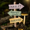 Kép 3/4 - Nyomtatott dekorkarton - Tavaszi útjelző tábla 2db