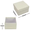 Kép 2/2 - Papírdoboz négyzet 8,5*8,5cm krém 6db/szett