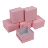 Kép 1/2 - Papírdoboz négyzet 8,5*8,5cm rózsaszín 6db/szett