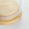 Kép 6/6 - Üvegbúra fa talppal 6,5*15cm