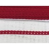 Kép 1/5 - Meggyszín pamut csipke 1cm*20m