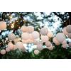 Kép 9/12 - Papír lampion fehér 15cm