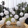 Kép 7/24 - Papír lampion fehér 30cm