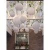 Kép 10/21 - Papír lampion fehér 30cm