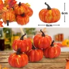 Kép 1/4 - Dekorációs tök - narancssárga 6cm 5db/csomag