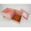 Kép 1/5 - Virágbox és bonbon doboz tetővel - rózsaszín 24/#
