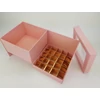 Kép 2/5 - Virágbox és bonbon doboz tetővel - rózsaszín 24/#