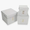 Kép 1/7 - Kocka papírdoboz " For you" fehér 3db/szett 18/#