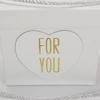 Kép 7/7 - Kocka papírdoboz " For you" fehér 3db/szett 18/#