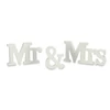 Kép 1/2 - Mr&amp;Mrs fa asztali felirat fehér 50/#