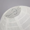 Kép 3/15 - Papír lampion fehér 20cm