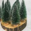 Kép 3/7 - Dekor fenyőfa zöld 12cm 10db/csomag