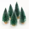 Kép 2/7 - Dekor fenyőfa zöld 15cm 10db/csomag 