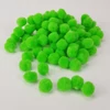 Kép 1/2 - Zöld zsenília pompon 1,5cm 100db/cs