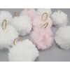 Kép 2/2 - Pihe-puha szőrgombóc 6cm 10db/cs fehér