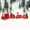 Kép 1/4 - Karácsonyi fa vonat piros