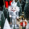 Kép 2/3 - Diótörő ezüst király 14cm 90/#