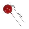 Kép 2/2 - Beszúrós bogyó 4cm-es piros 12db/cs