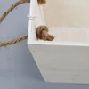 Kép 4/4 - Trapéz alakú fehér dekoláda - kötél füles 15,5x26cm