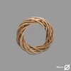 Kép 1/3 - Vessző koszorú natúr 15cm