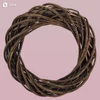 Kép 1/3 - Vessző koszorú barna 35cm