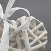 Kép 3/3 - Fehér vessző szív fém vázon 15cm 200/#