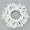 Kép 1/2 - Ágkoszorú fehér 30cm 12/#