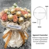 Kép 5/7 - Bonbon tartó gömb pálcázható átlátszó 4cm 100db/doboz