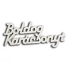 Kép 2/3 - Boldog karácsonyt felirat fehér 7cm 12db/cs