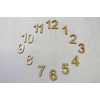 Kép 1/3 - Natúr fa - Számok óralaphoz 3cm 15db/csomag