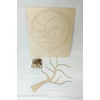 Kép 3/4 - Natúr fa - Szerelemfa + sablon 65x74,5cm