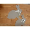 Kép 3/4 - Natúr fa - Nyúl ülő lyukkal 15cm