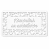 Kép 3/3 - Natúr fa - "Köszöntünk az esküvönkön" tábla fehér 49,5cm