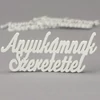 Kép 2/2 - Fehér "Anyukámnak Szeretettel" felirat 13cm 3db/csomag