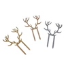 Kép 3/3 - Natúr fa - Beszúrós agancs 18cm bronz