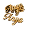 Kép 1/4 - Natúr fa - Anya felirat 10cm 5db/csomag