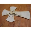 Kép 2/3 - Natúr fa - Kereszt 3x5cm 10db/csomag